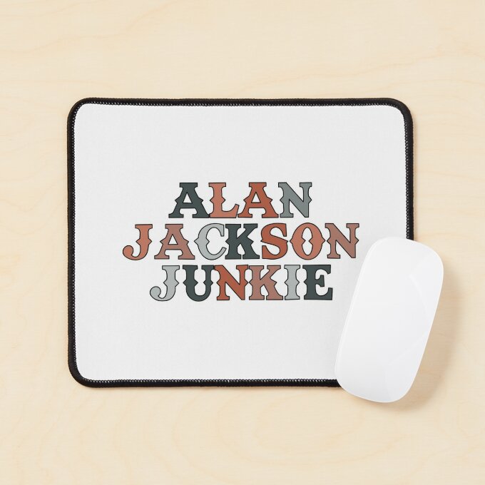Alan Jackson Country Music Junkie Mouse Pad
