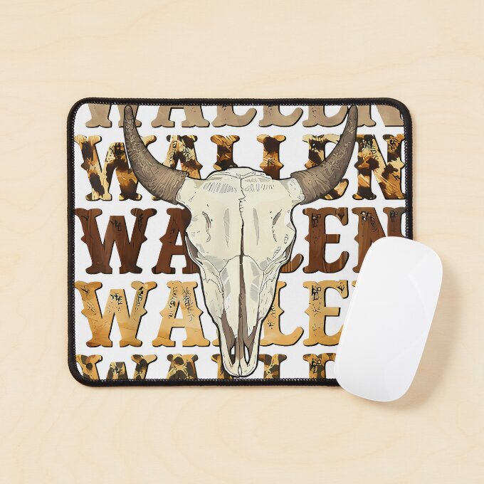 Bullhead Vintage Western Country Mouse Pad