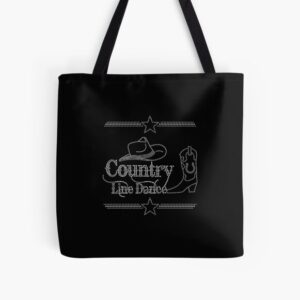 Country Line Dancing Morgan Wallen Tote Bag