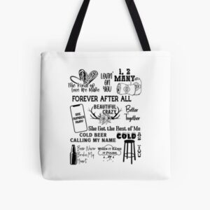 Country Music Collage Morgan Wallen Tote Bag HY119