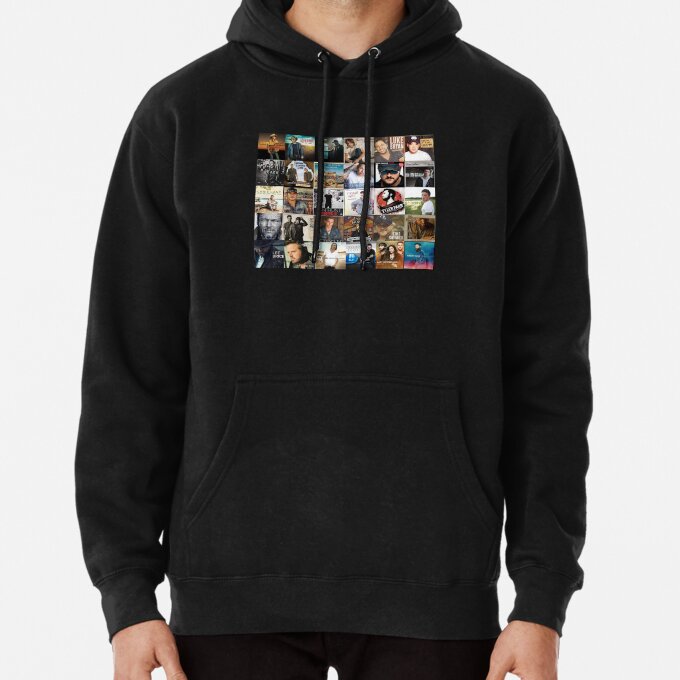 Country Music Singer Collage Hoodie