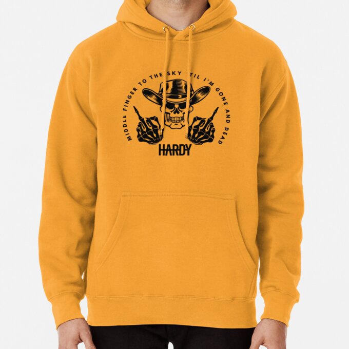 Hardy Middle Finger Salute Country Music Hoodie HY120