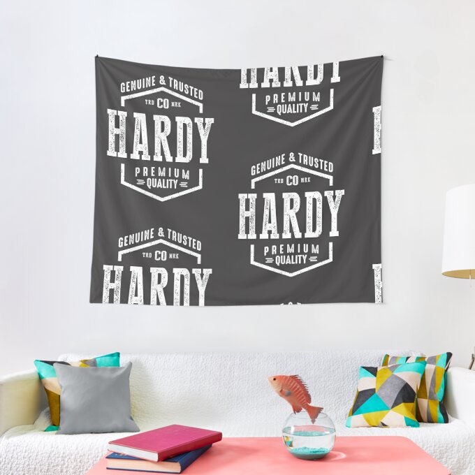 Hardy Name Logo Tapestry HY144