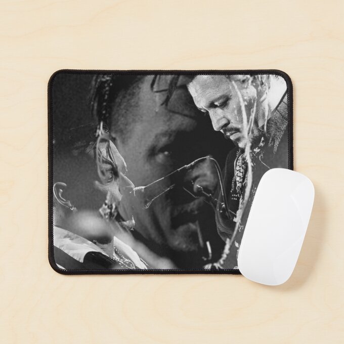 Johnny Cash Country Music Icon Mouse Pad