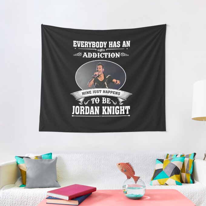 Jordan Knight Music Addiction Tapestry