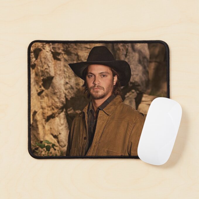 Luke Grimes Country Western Actor Mouse Pad