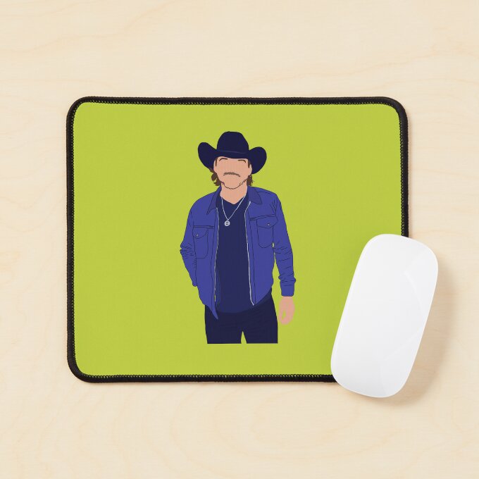 Morgan Wallen Blue Album Art Mouse Pad