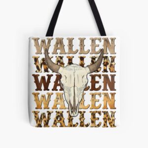 Morgan Wallen Bullhead Western Country Music Tote Bag