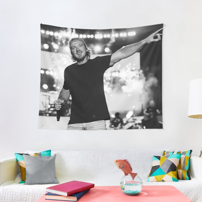 Morgan Wallen Concert Photo Tapestry