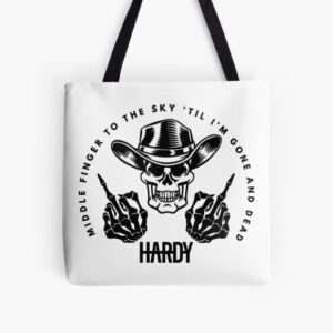 Morgan Wallen Middle Finger Salute Country Rebel Tote Bag HY114