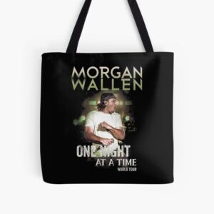 Morgan Wallen Name Logo Country Music Fans Tote Bag HY121