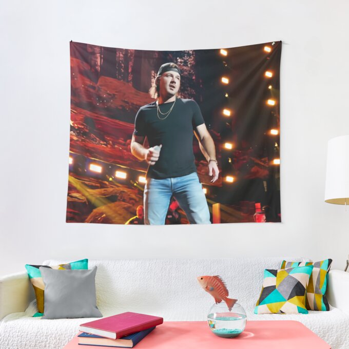 Vintage Morgan Wallen Concert Tapestry
